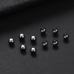 10pcs Stainless Steel Replacement Balls CZ Zircon Labret Tongue Ring Belly Eyebrow Piercing Attachment DIY Body Jewelry