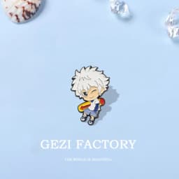 HUNTERxHUNTER Enamel Pin Custom GON Killua Kurapika Leorio Hisoka Brooch Lapel Badge Anime HxH Jewelry Gift for Fans