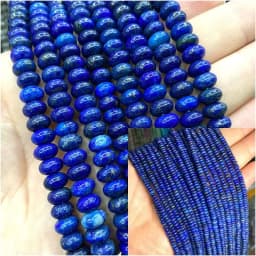 2x4MM 4x6MM 5X8MM Abacus Natural Stone Tourmaline Chalcedony Loose Space Beads for Jewelry Making Diy Bracelet Accessories 15''