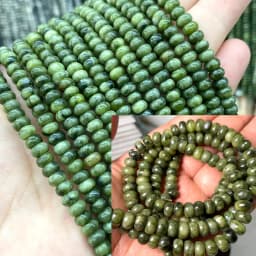 2x4MM 4x6MM 5X8MM Abacus Natural Stone Tourmaline Chalcedony Loose Space Beads for Jewelry Making Diy Bracelet Accessories 15''