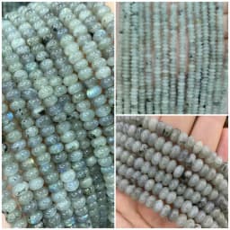 2x4MM 4x6MM 5X8MM Abacus Natural Stone Tourmaline Chalcedony Loose Space Beads for Jewelry Making Diy Bracelet Accessories 15''