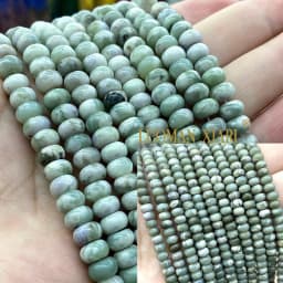 2x4MM 4x6MM 5X8MM Abacus Natural Stone Tourmaline Chalcedony Loose Space Beads for Jewelry Making Diy Bracelet Accessories 15''