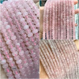 2x4MM 4x6MM 5X8MM Abacus Natural Stone Tourmaline Chalcedony Loose Space Beads for Jewelry Making Diy Bracelet Accessories 15''