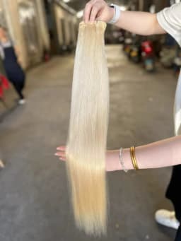 Straight Hair Bundles Extensions Smooth Ombre Hair Weaving 36Inch Super Long Synthetic Straight Hair Bundles Full to End