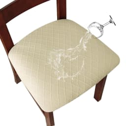 WaterProof Chair Seat Cover Dining Room Chair Covers Removable Washable Elastic Cushion Covers for Upholstered Dining Chair