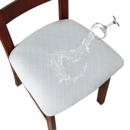 WaterProof Chair Seat Cover Dining Room Chair Covers Removable Washable Elastic Cushion Covers for Upholstered Dining Chair