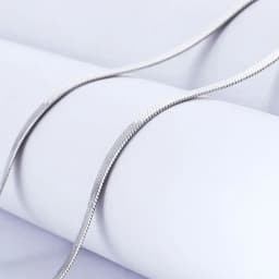New 925 Sterling Silver fine 4MM Blade Chain Necklace for Women MEN Luxury wedding party Jewelry Best friend Holiday gifts