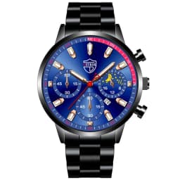 Fashion Mens Stainless Steel Watches Luxury Men Sports Quartz Wrist Watch Calendar Luminous Clock Male Business Casual Watch