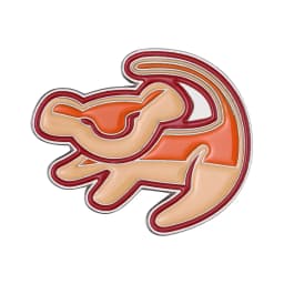 Baby Lion Enamel Pins Custom Animal Brooches Lapel Badges Classic Cartoon Movie Jewelry Gift for Fans Friends