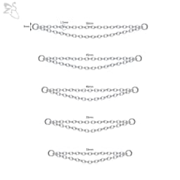 ZS 1 PC Gold Color Stainless Steel Nose Chain 17/24/32/35/40/45/50MM Tassel Ear Helix Bridge Piercing Chains Accessories Jewelry