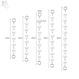 ZS 1 PC Gold Color Stainless Steel Nose Chain 17/24/32/35/40/45/50MM Tassel Ear Helix Bridge Piercing Chains Accessories Jewelry