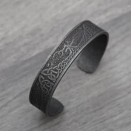 Punk Retro Nordic Viking Rune Bracelet for Men Women Stainless Steel Tree of Life Bracelet Fashion Amulet Jewelry Gift Wholesale