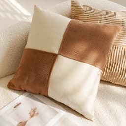 45x45CM Brown Vintage Nordic Throw Pillow Cover Cream Light luxury Sofa Cushion Waist Cover Simple Decorative Pillowcase