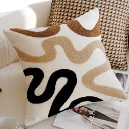 45x45CM Brown Vintage Nordic Throw Pillow Cover Cream Light luxury Sofa Cushion Waist Cover Simple Decorative Pillowcase