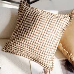 45x45CM Brown Vintage Nordic Throw Pillow Cover Cream Light luxury Sofa Cushion Waist Cover Simple Decorative Pillowcase