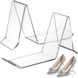2Pcs Acryl shop Display Stands Shopping Mall Sandal Racks Sneaker Holders Acrylic shoe display stands Shoe support brackets