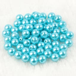 4mm 6mm 8mm 10mm Round Imitation Pearl Beads Colorful Loose Plastic Acrylic Spacer Bead For Jewelry Making Diy Bracelet Necklace