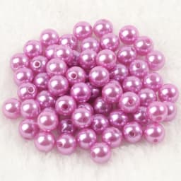 4mm 6mm 8mm 10mm Round Imitation Pearl Beads Colorful Loose Plastic Acrylic Spacer Bead For Jewelry Making Diy Bracelet Necklace