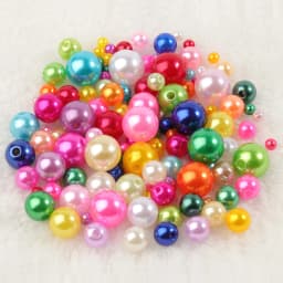4mm 6mm 8mm 10mm Round Imitation Pearl Beads Colorful Loose Plastic Acrylic Spacer Bead For Jewelry Making Diy Bracelet Necklace