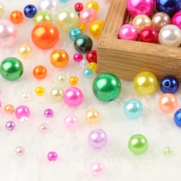 4mm 6mm 8mm 10mm Round Imitation Pearl Beads Colorful Loose Plastic Acrylic Spacer Bead For Jewelry Making Diy Bracelet Necklace