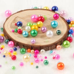 4mm 6mm 8mm 10mm Round Imitation Pearl Beads Colorful Loose Plastic Acrylic Spacer Bead For Jewelry Making Diy Bracelet Necklace