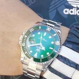 OLEVS Men's Watch Luxury Top Brand One-Way Rotating Outer Ring Design Quartz Watch for Men Auto Date Waterproof Wrist Watches