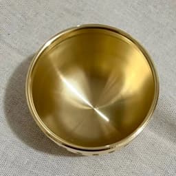 Gold Feng Shui Hundred Blessings Bowl Fine Workmanship Meaningful Gifts Copper Materials Exquisite Mini 4.5CM/6CM