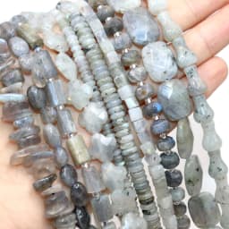 Natural Labradorite Gems Stone Faceted Round Rondelle Loose Beads For Jewelry Making DIY Bracelet Necklace Handmade Accessories