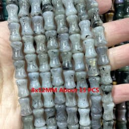Natural Labradorite Gems Stone Faceted Round Rondelle Loose Beads For Jewelry Making DIY Bracelet Necklace Handmade Accessories