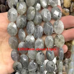 Natural Labradorite Gems Stone Faceted Round Rondelle Loose Beads For Jewelry Making DIY Bracelet Necklace Handmade Accessories