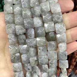Natural Labradorite Gems Stone Faceted Round Rondelle Loose Beads For Jewelry Making DIY Bracelet Necklace Handmade Accessories
