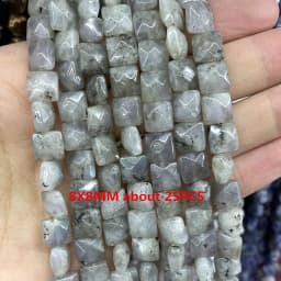 Natural Labradorite Gems Stone Faceted Round Rondelle Loose Beads For Jewelry Making DIY Bracelet Necklace Handmade Accessories