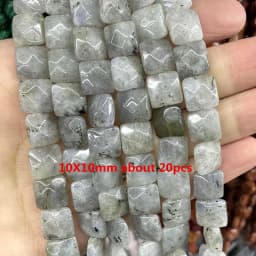 Natural Labradorite Gems Stone Faceted Round Rondelle Loose Beads For Jewelry Making DIY Bracelet Necklace Handmade Accessories