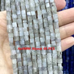 Natural Labradorite Gems Stone Faceted Round Rondelle Loose Beads For Jewelry Making DIY Bracelet Necklace Handmade Accessories