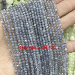Natural Labradorite Gems Stone Faceted Round Rondelle Loose Beads For Jewelry Making DIY Bracelet Necklace Handmade Accessories