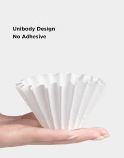 TIMEMORE 1-2Cups Basket Coffee Paper Filter Pour Over Filter Papers 50 Sheets;Fits B75 Coffee Dripper & 1-2 Cups Basket Dripper