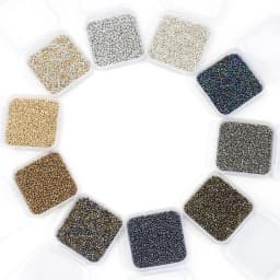 2/3/4mm Czech Glass Seed Charms Beads For DIY Hand-sewn Clothing Small Spacer Loose Beads Jewelry Making Accessories 2000-500pcs