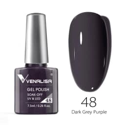 VENALISA Semi Transparent French Pink Color Rubber Base Coat Nail Gel Polish Jelly Nail Camouflage Soak off UV LED Nail Gel