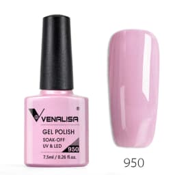 VENALISA Semi Transparent French Pink Color Rubber Base Coat Nail Gel Polish Jelly Nail Camouflage Soak off UV LED Nail Gel