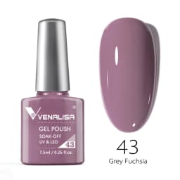 VENALISA Semi Transparent French Pink Color Rubber Base Coat Nail Gel Polish Jelly Nail Camouflage Soak off UV LED Nail Gel