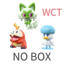 Newest TOMY Pokemon Figures Skeledirge Meowscarada Quaquaval Charcadet Pokémon Scarlet Violet Paldea Region Collection Gift