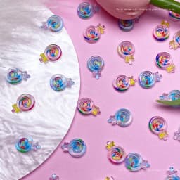10pcs 3D Chinese Kawaii Resin Nail Art Charms Exquisite Candy Design Nail Rhinestones Decorations DIY Cartoon Accessories Parts