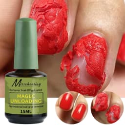15ml Nail Polish Remover For Nails in 3-5 Minutes Easily Quickly Removes Semi Permanent Soak Off UV Gel Polish Burst Gel&nailoil