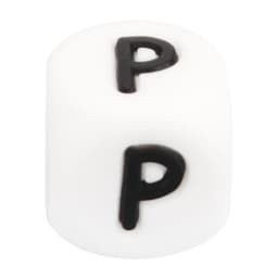 LOFAC 10pcs/lot silicone English Alphabet Beads Pacifier Chain DIY Alphabet Beads 12MM Silicone Alphabet Beads Bracelet Necklace