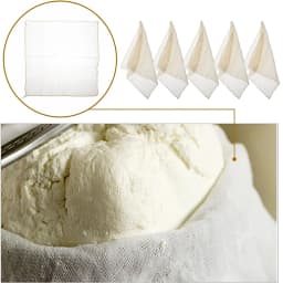 1-5pcs Large White Cotton Gauze Cheesecloth Fabric Reusable Muslin Cloth for Straining, Cooking, Tofu ,Cheesemaking, Baking