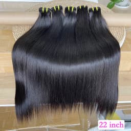 Bone Straight 100% Unprocessed Raw Virgin Human Hair Bundles 10-36 Inches Hair Weave Extensions #1B Natural Color For Women