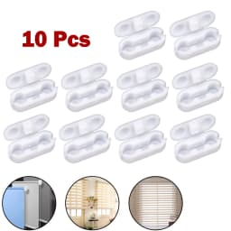 10 Pcs Chain Connectors Clips Plastic Roller Blind Connector Cord Joiner Spare Curtain Home Decor Shutters Pull Cord Connector