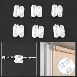 10 Pcs Chain Connectors Clips Plastic Roller Blind Connector Cord Joiner Spare Curtain Home Decor Shutters Pull Cord Connector