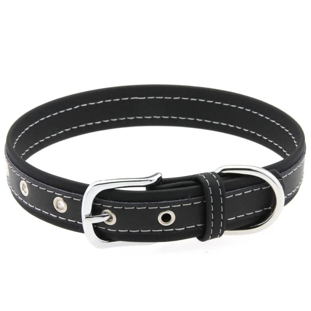 Black Leather Choker Collar For Women Human Punk Chocker Necklace Goth Cosplay Accessoies Rave Festival Jewelry