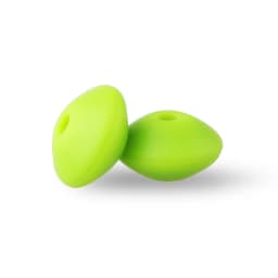 20/50/100pcs 12mm Silicone Beads Lentil Focal Spacer Beads for Jewelry making Pen DIY Pacifier Clips Chain Bracelet Necklace